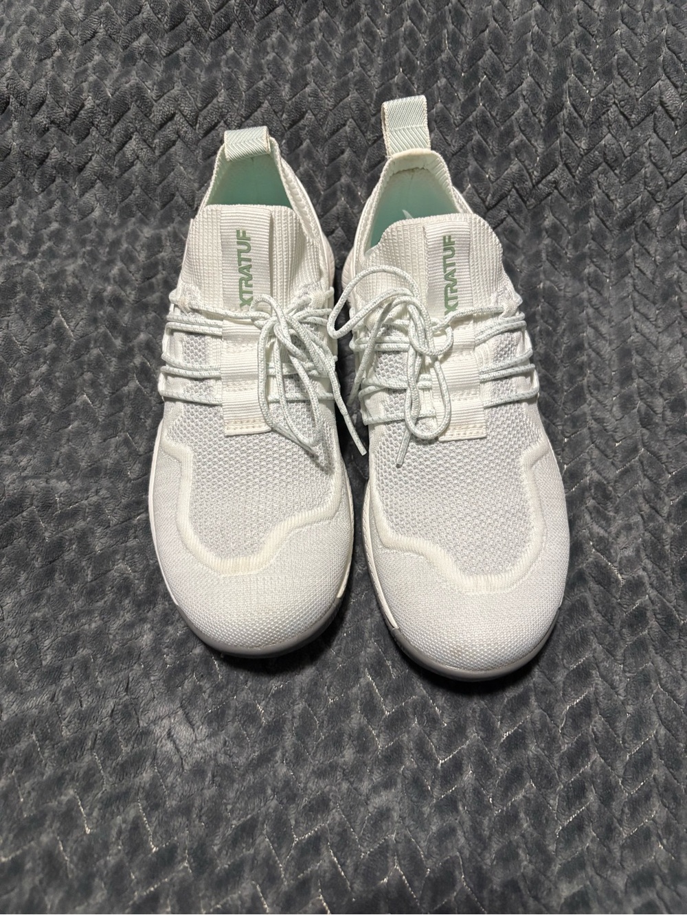 White Women's Athletic Running Sneakers